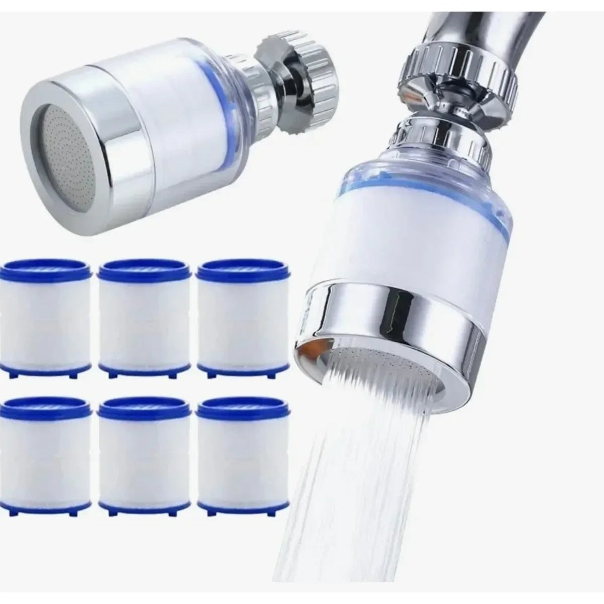 AquaNesth™ Filtreli 360° Döner Musluk Başlığı