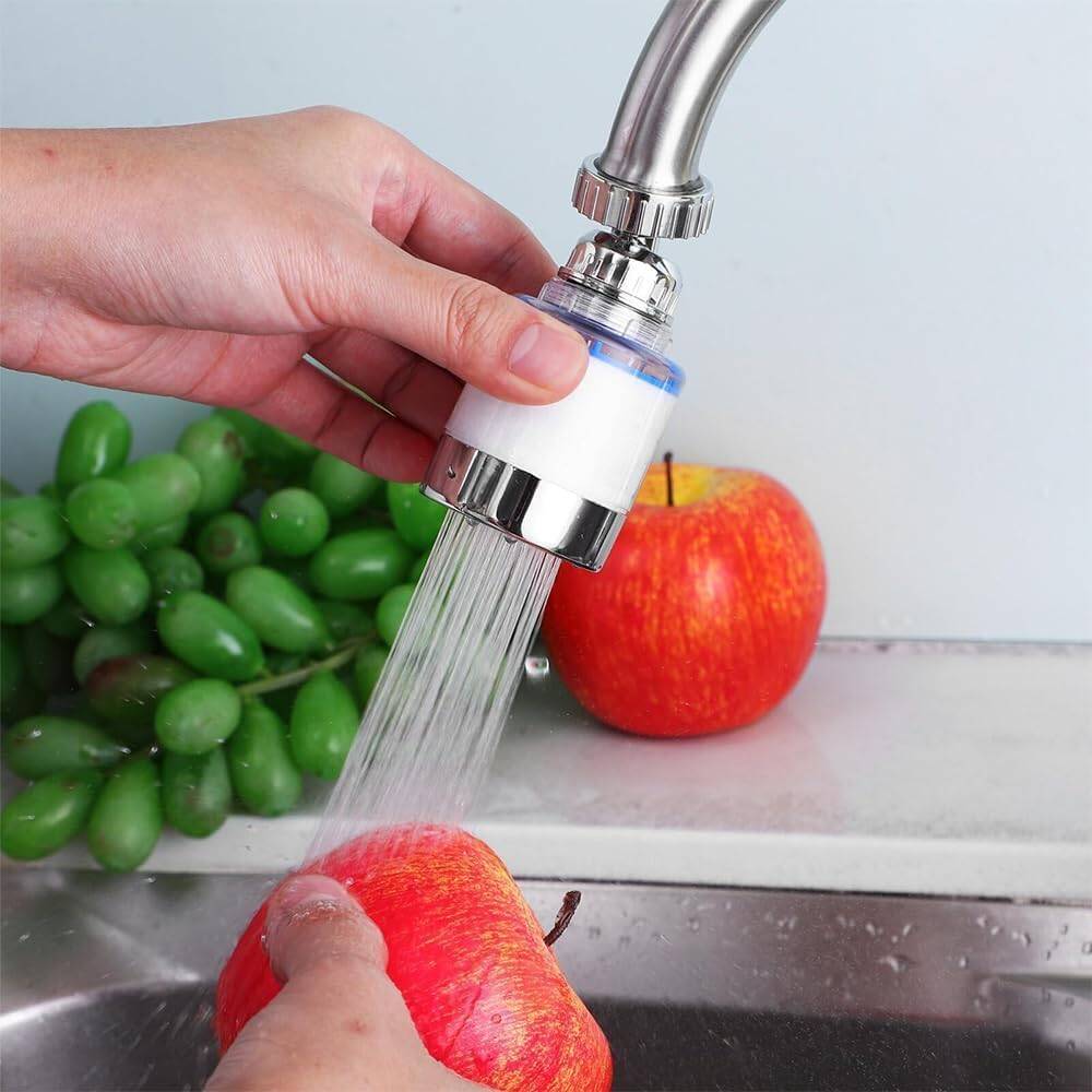 AquaNesth™ Filtreli 360° Döner Musluk Başlığı