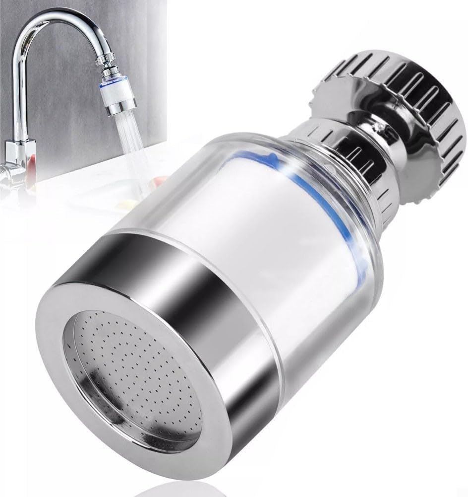 AquaNesth™ Filtreli 360° Döner Musluk Başlığı