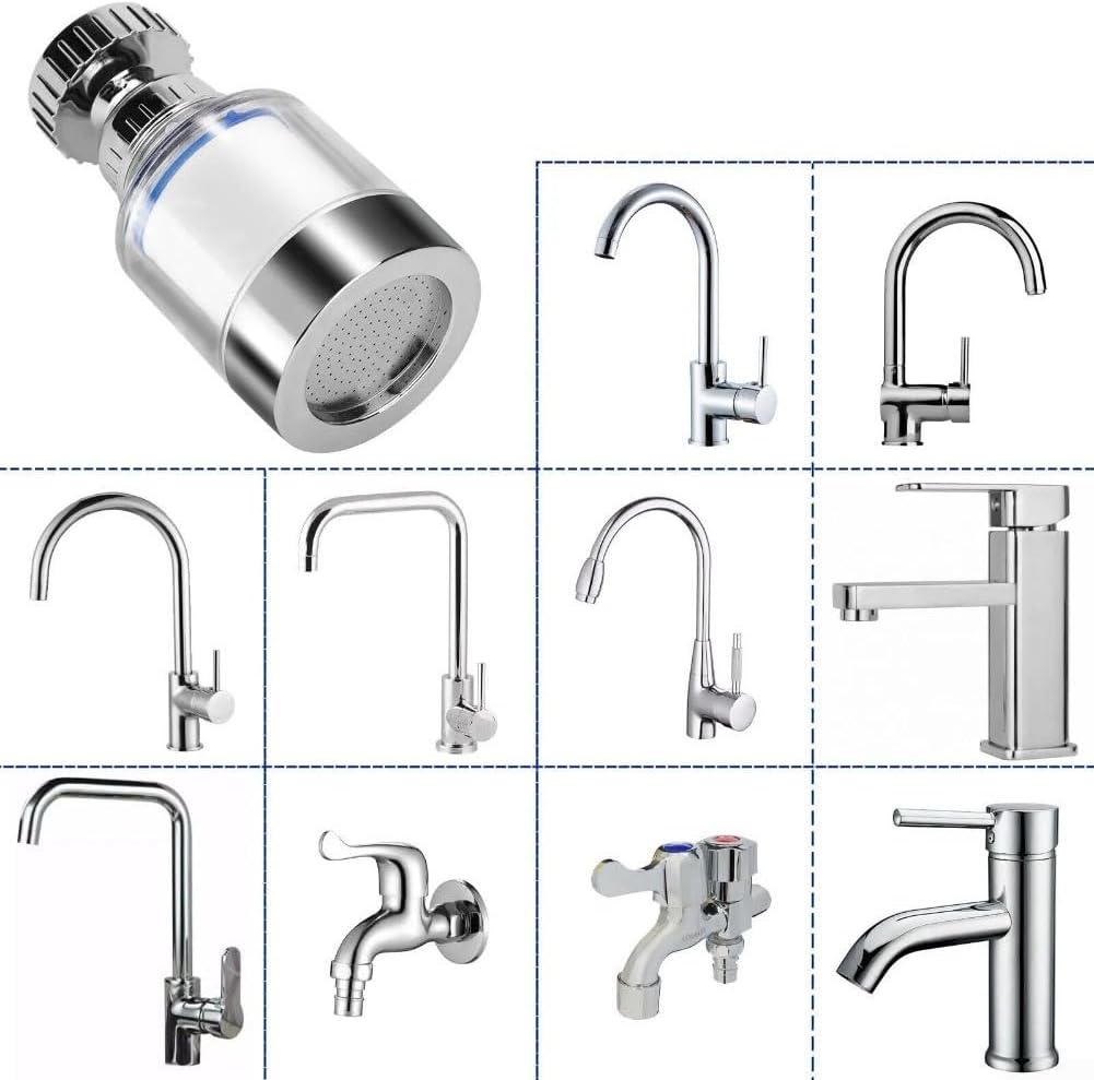 AquaNesth™ Filtreli 360° Döner Musluk Başlığı