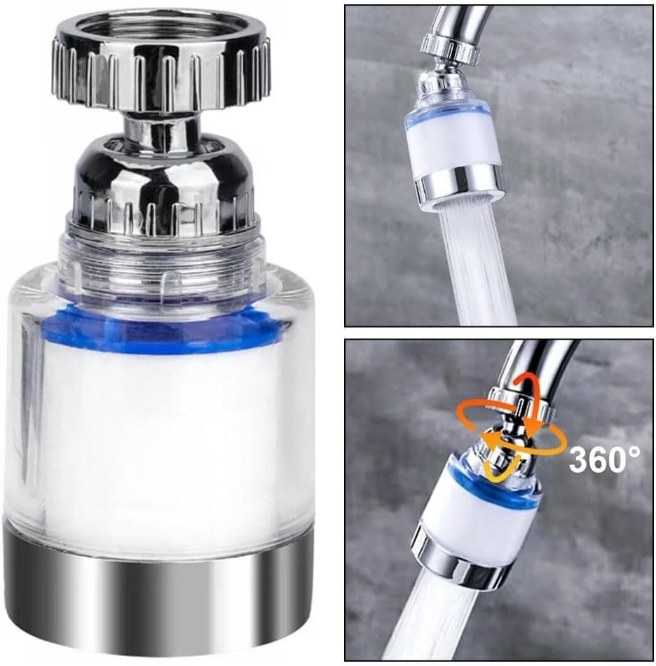 AquaNesth™ Filtreli 360° Döner Musluk Başlığı