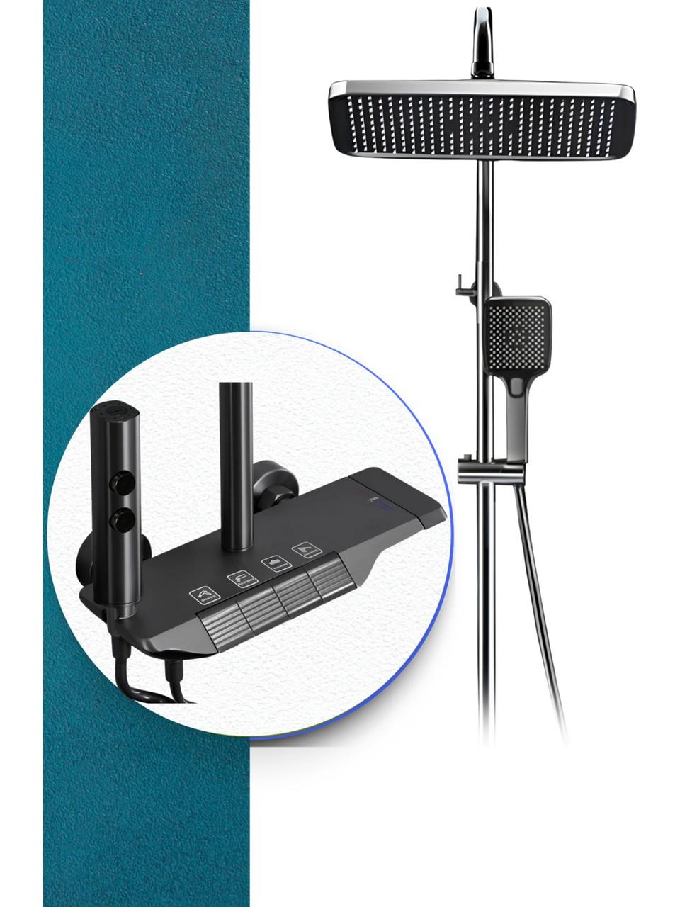 AquaNesth Piyano 5 Fonksiyonlu Robot Duş Seti